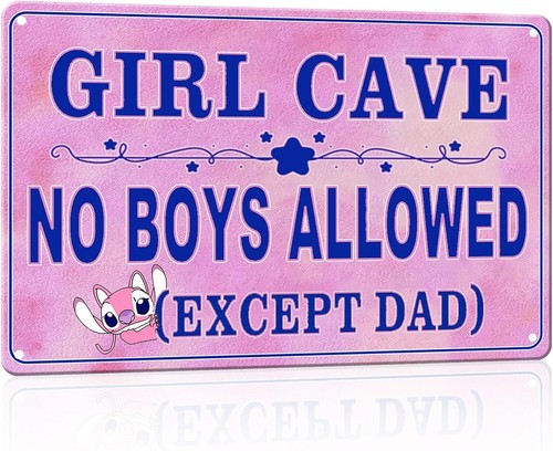 Tin metal signs - metal, room
